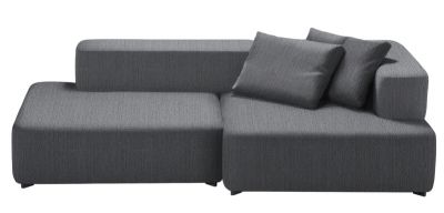 Alphabet 2-Seater Sofa Armrest Right Fritz Hansen